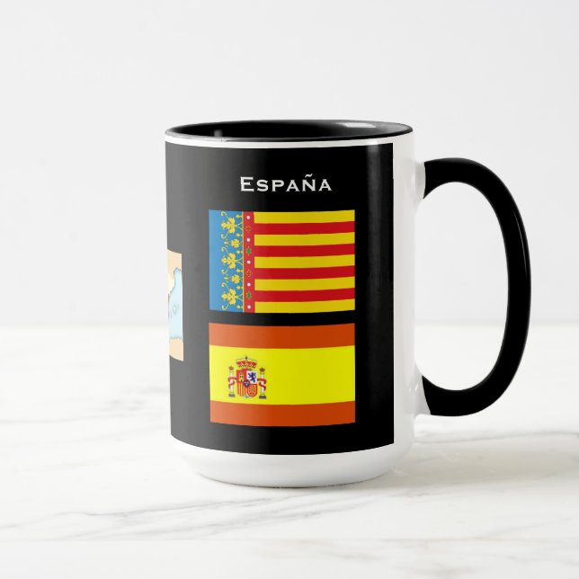 Caneca de café da espanha de Valencia* (Direita)
