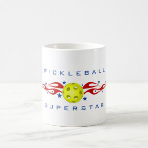 Caneca de café da estrela mundial de Pickleball