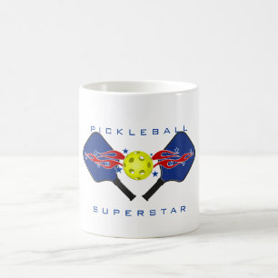 Caneca de café da estrela mundial de Pickleball