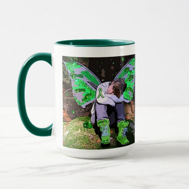 Caneca de Café da Fada de Conscientização sobre Do (Esquerda)