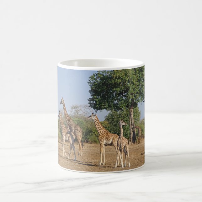 Caneca de café da família Giraffe (Centro)