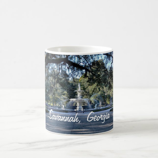 Caneca de café da fonte de Geórgia do savana (Centro)