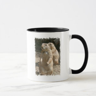 Caneca de café da foto do cão de pradaria