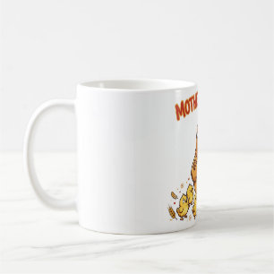 CANECA DE CAFÉ DA GALINHA ENGRAÇADA MÃE DA PORRA