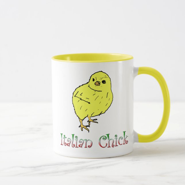 Caneca de Café da Garota Italiana (Direita)