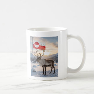 caneca de café da GROENLÂNDIA Rena orgulhosa