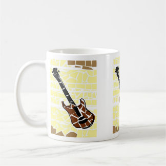 Caneca de café da guitarra