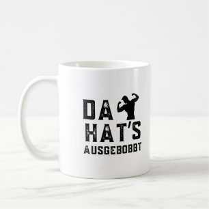 Caneca De Café Da Hat’s Sich Ausgebobbt Divertido Bodybuilding