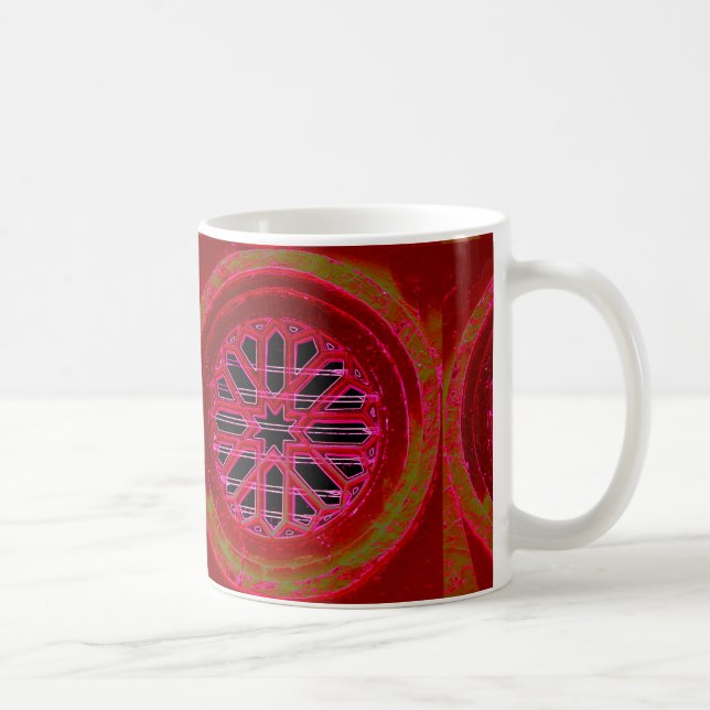 caneca de café da igreja vermelha (Direita)
