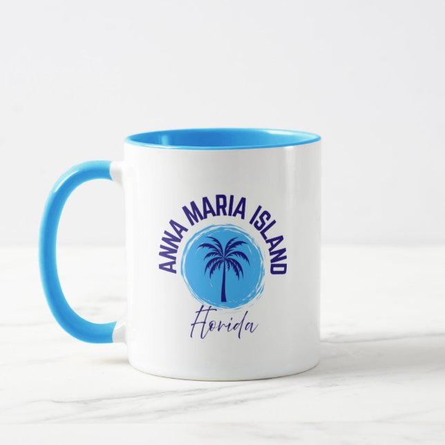 Caneca de café da Ilha Anna Maria Flórida (Esquerda)