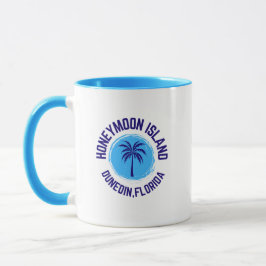 Caneca de Café da Ilha de Lua de Mel Dunedin Flóri