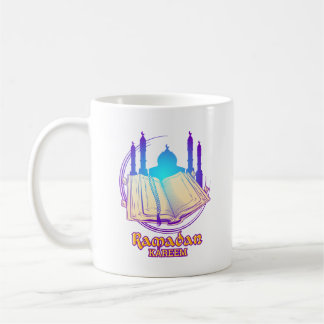 Caneca de café da ilustração de Ramadan Kareem