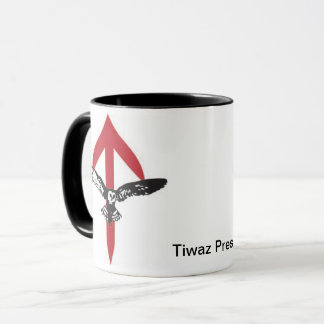 Caneca de café da imprensa de Tiwaz