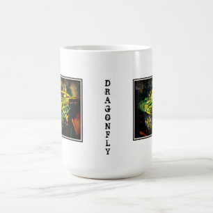 Caneca de café da libélula