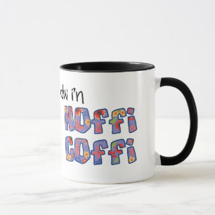 Caneca de café da língua de Galês: Hoffi Coffi,