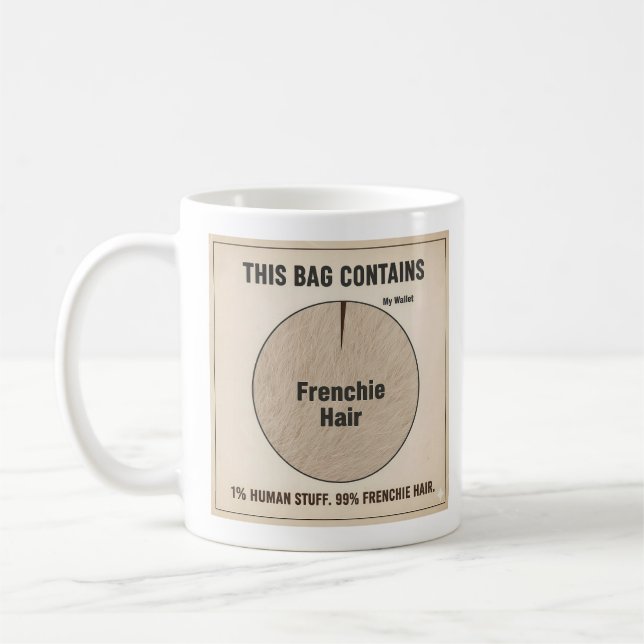 Caneca de Café da Mamãe de Cachorro com Gráfico de (Esquerda)