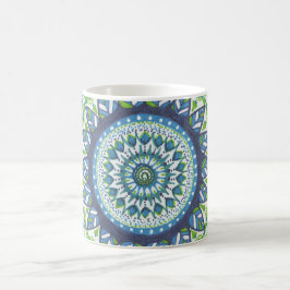 Caneca de café da mandala da água