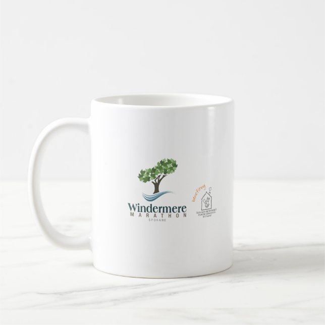 Caneca de café da maratona de Windermere (Esquerda)