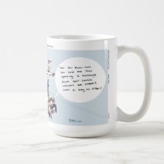 Caneca de café da massagem do Unicycle da história