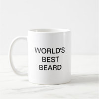 Caneca de café da melhor barba do mundo