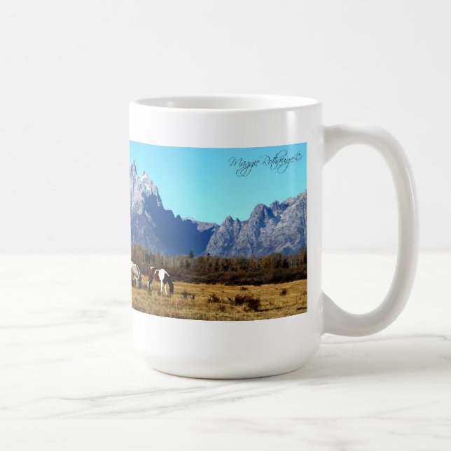 Caneca de café da montanha de Teton (Direita)