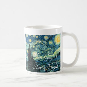 Caneca de café da noite estrelado