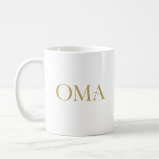 Caneca de café da Oma | Presente fofo para a avó |