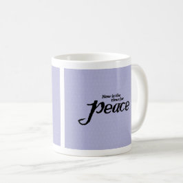 Caneca de café da Paz inspiradora e colorida