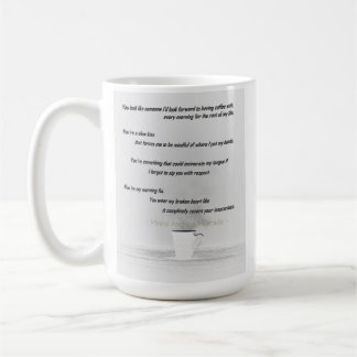 Caneca de café da poesia