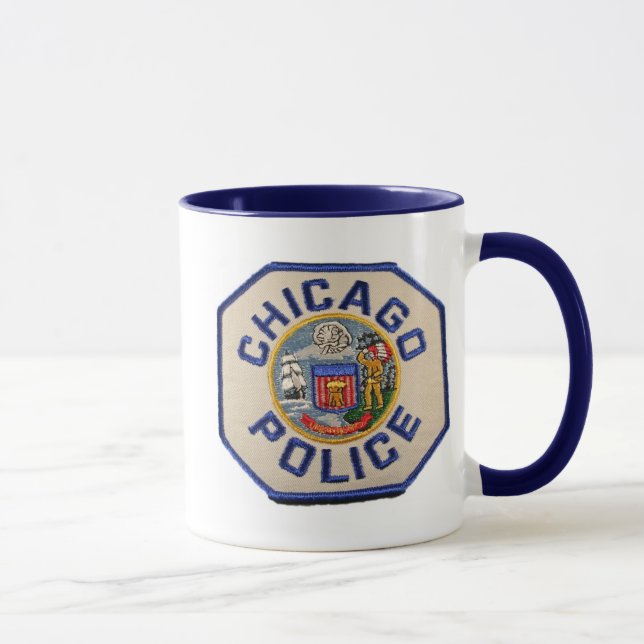 Caneca de café da polícia de Chicago (Direita)