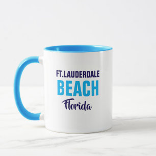 Caneca de café da praia de Fort Lauderdale Florida