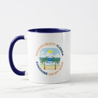 Caneca de Café da Praia de Madeira Flórida