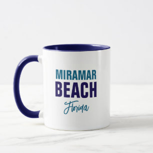 Caneca de café da praia de Miramar Flórida