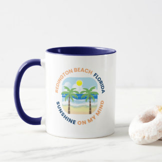 Caneca de Café da Praia de Redington Florida