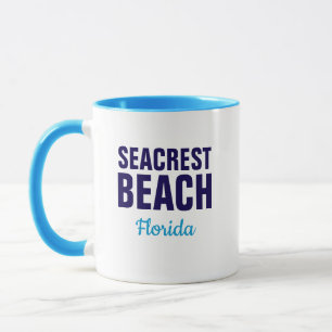Caneca de café da praia de Seacrest Florida