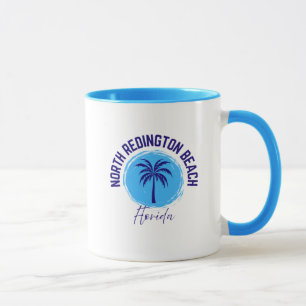 Caneca de café da praia North Redington Florida