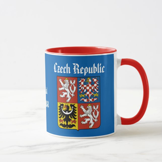 Caneca de café da república checa de (Direita)
