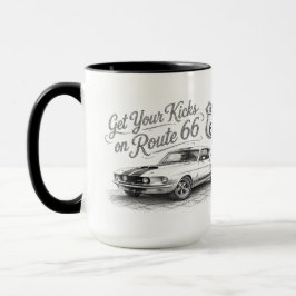 Caneca de Café da Rota 66
