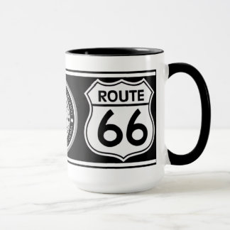Caneca de café da rota 66