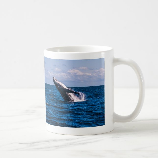Caneca de café da ruptura da baleia de Humpback (Direita)