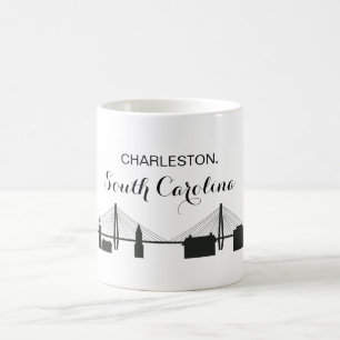 Caneca de café da skyline de Charleston South