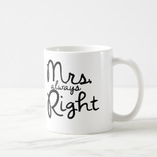 Caneca de café da Sra. Sempre Direito