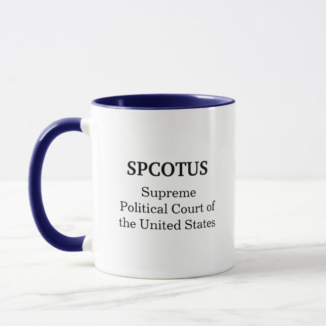 Caneca de café da Suprema Corte SPCOTUS (Esquerda)