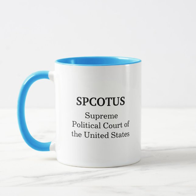 Caneca de café da Suprema Corte SPCOTUS (Esquerda)