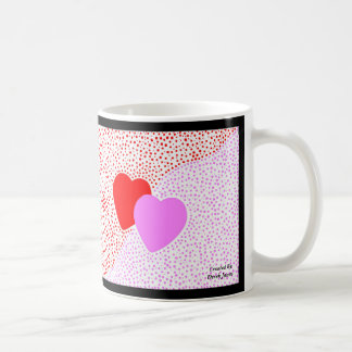 Caneca de café da surpresa do coração