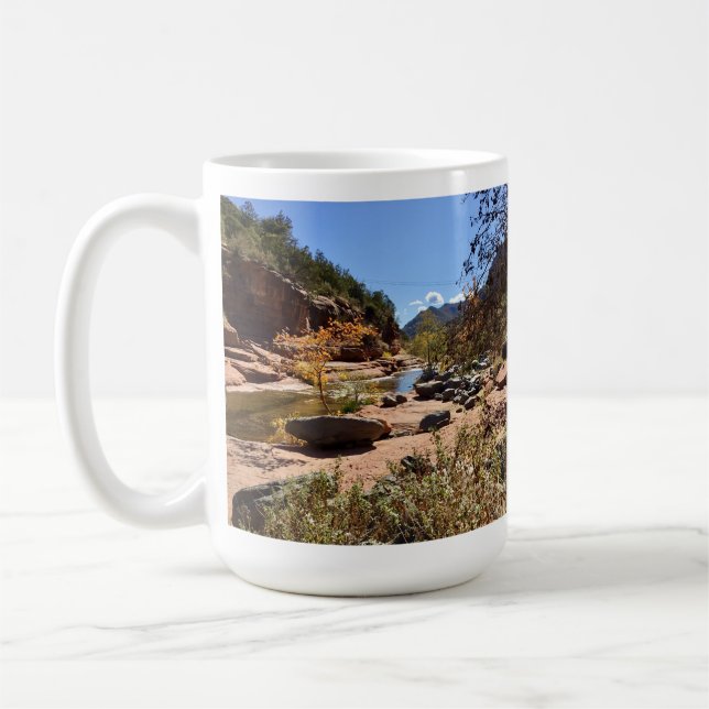 Caneca de Café da Tranquilidade de Sedona (Esquerda)