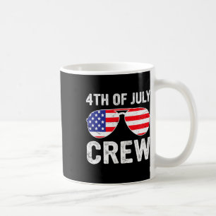 Caneca De Café Da Tripulação De Julho Que Corresponde A Enfeites 