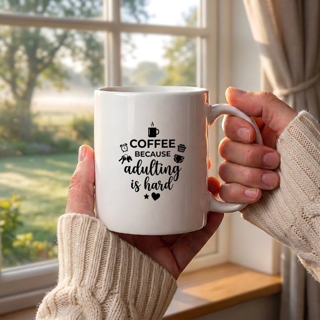 Caneca de Café da Vida Divertida da Mamãe - Adulti (Criador carregado)