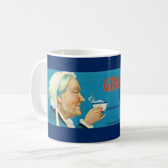 Caneca de Café da Vovó (Frente Esquerda)