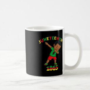 Caneca De Café Dabbing Black King Junetet Melanin Brown Skin B
